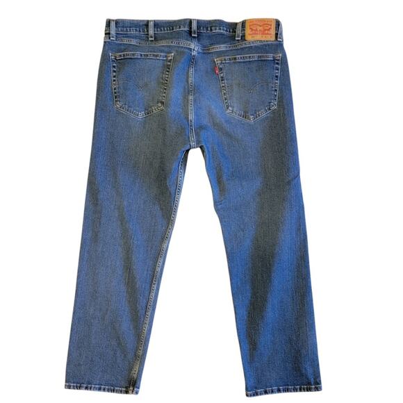 Levi's 505 Jeans Men's Size 40 x 30 Regular Straight Fit Blue Denim Pants - Picture 3 of 11